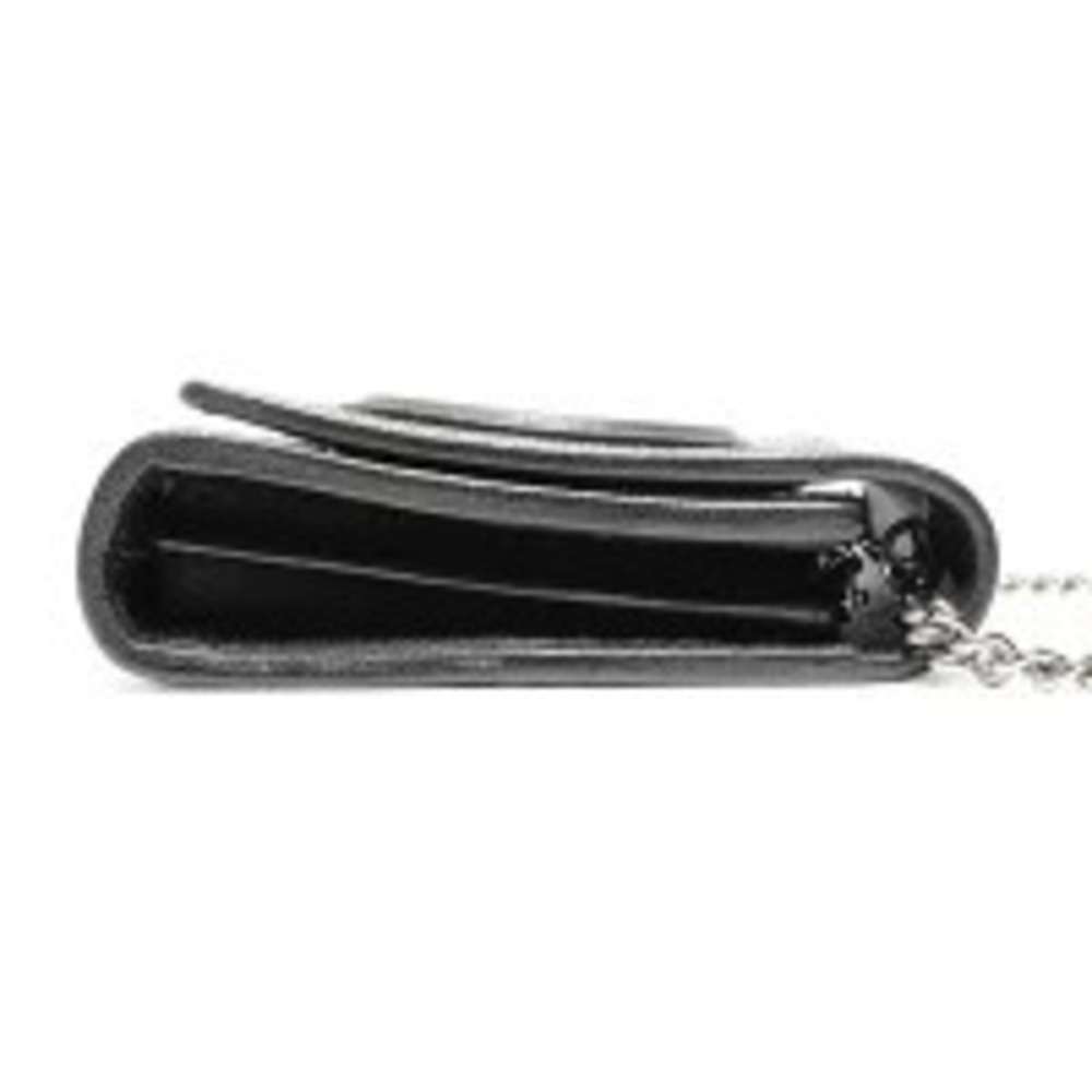 Gucci Leather Blondie Chain Shoulder Bag Navy Blue - Picture 5 of 13